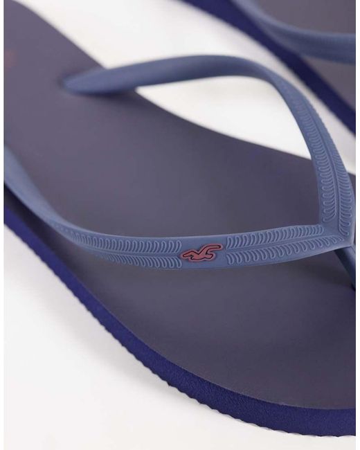 Hollister Blue Flip Flops