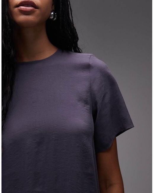 ASOS Black Modal Trapeze T Shirt Dress