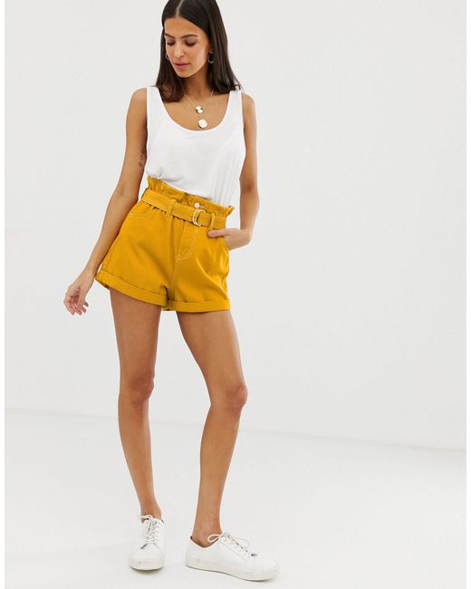river island paperbag shorts