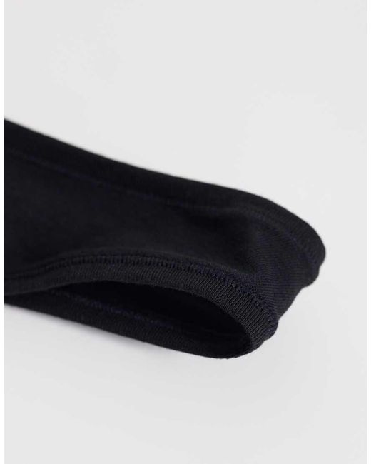 ASOS Black 5 Pack Lingerie Thongs