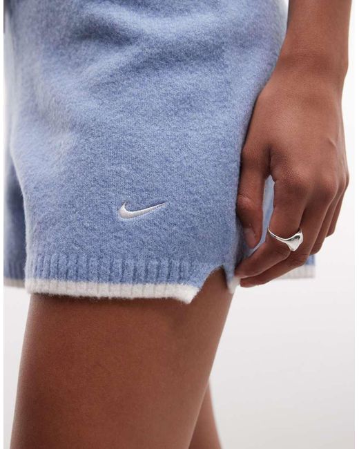 Nike Blue Knitted Short
