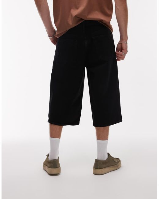 Topman Natural Denim Bermuda Short for men