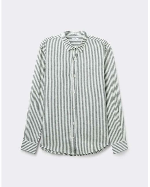 Intimissimi Gray Linen & Cotton Shirt for men
