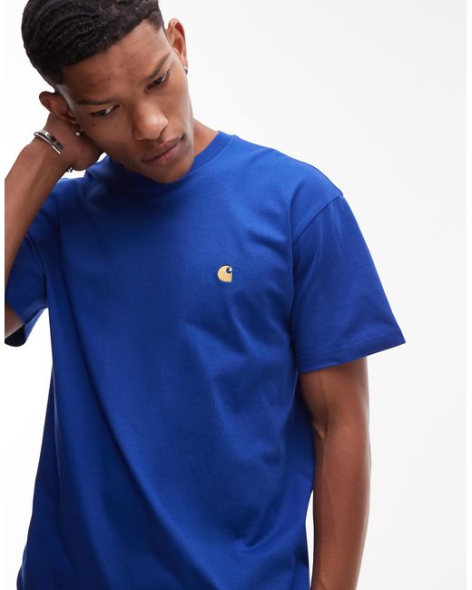 Carhartt Blue Chase Loose Fit T-Shirt