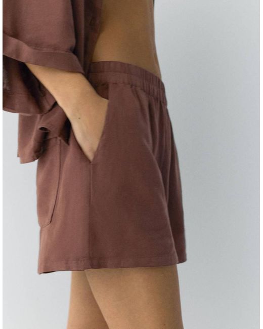 Pantaloncini di Pull&Bear in Brown