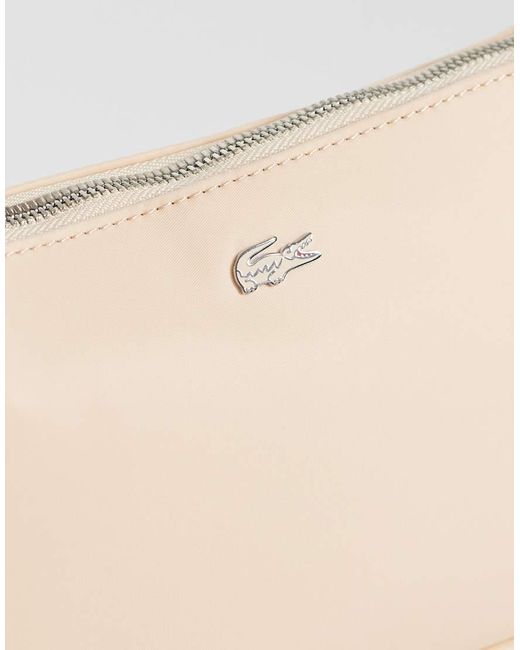 Lacoste White Adjustable Shoulder Bag