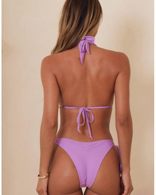 Moda Minx Purple Amour Triangle Top