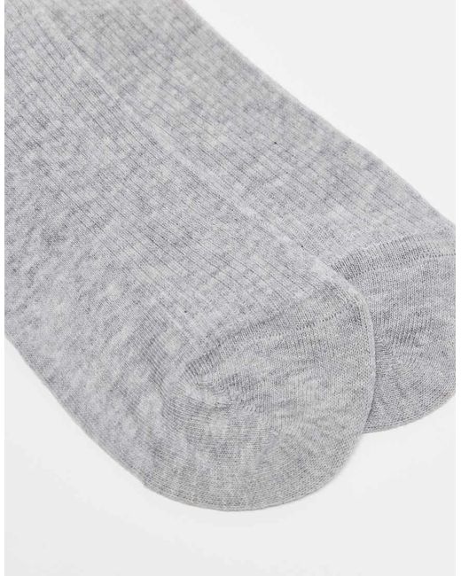 ARKET Black 3-pack Cotton Rib Socks