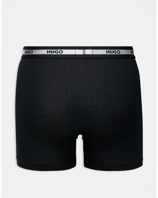Boss Hugo – bodywear – 3er-pack boxershorts in Black für Herren