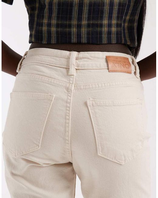 ONLY Multicolor Emily High Waisted Straight Leg Jeans