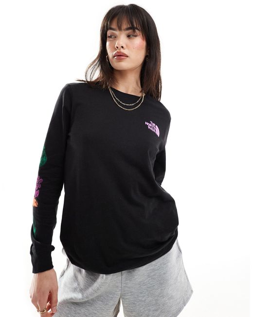 The North Face Black Outdoors Together Long Sleeved T-shirt