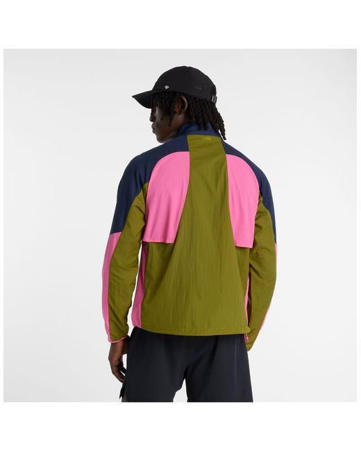 New Balance Green Rc Jacket for men
