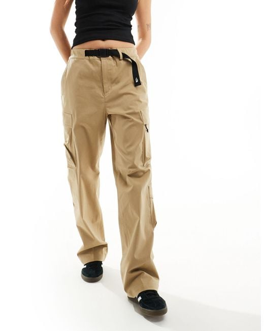 The North Face Natural Tonegawa Loose Cargo Belted Trousers