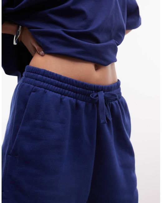 Adidas Originals Blue Three Stripes Studios Shorts