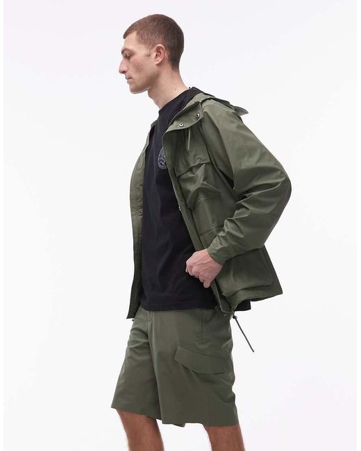 Rains Green Suva 12540 Waterproof Hardshell Shorts for men
