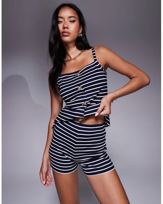 River Island Blue – mikro-shorts