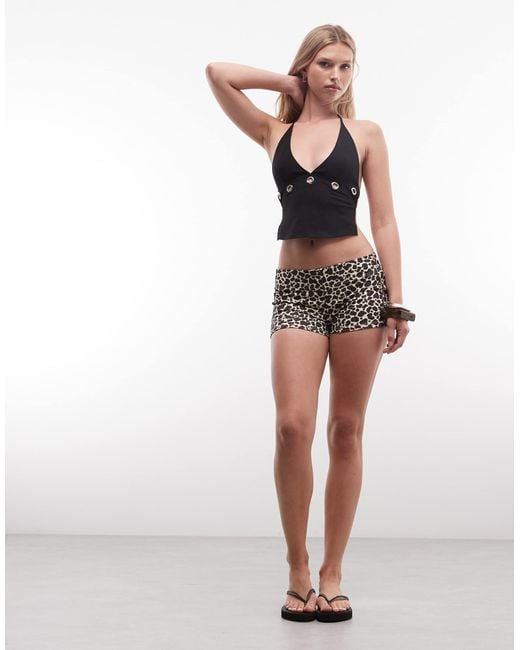 Collusion White Booty Short