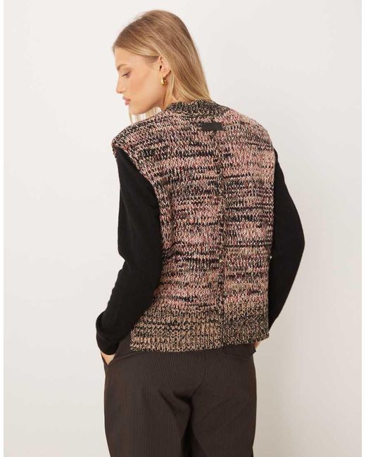 Barbour Brown Alara Knitted Vest