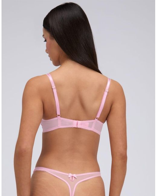 Boux Avenue Red Lita Lace Thongs Flattering Comfy Classic Floral Knickers