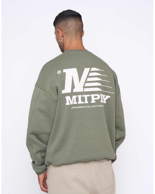 Multiply Apparel Green – patrol – oversize-sweatshirt