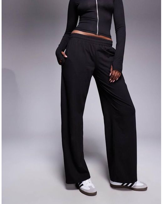 Kaiia Blue Cotton Rich Wide Leg jogger Co-ord