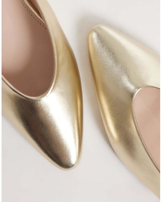 Raid Natural Piella Slingback Flat Shoes
