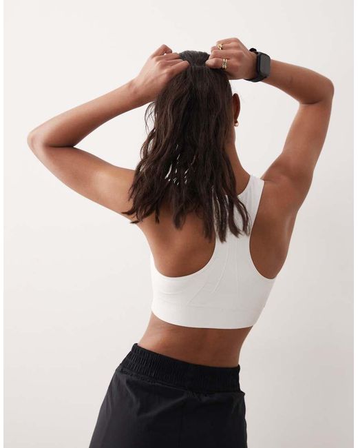 Sweaty Betty White Stamina Seamless Sports Bra