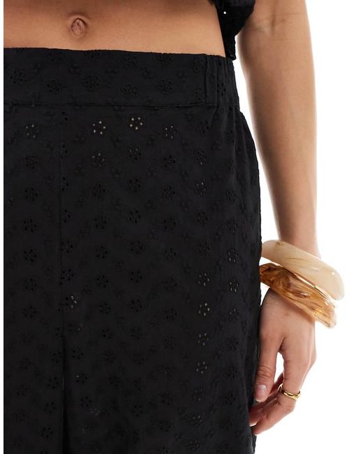 esmé studios Black Esmee Exclusive Broderie Beach Trousers