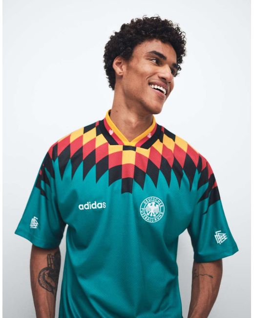 Adidas Originals Blue Adidas Football Germany 94 Bring Back Jersey for men