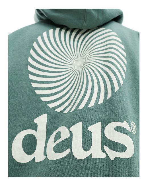 Deus Ex Machina – vortex – kapuzenpullover in Green für Herren