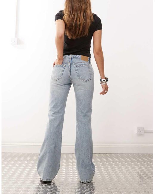 Weekday Multicolor Nova Slim Flare Jeans
