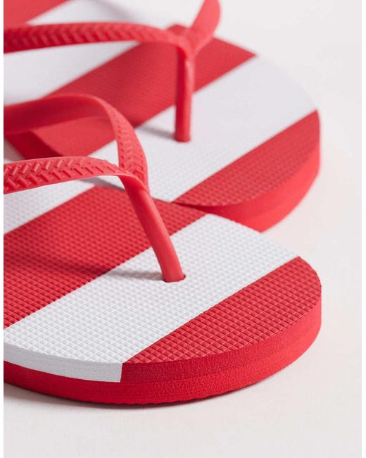 ONLY Red Flip Flops