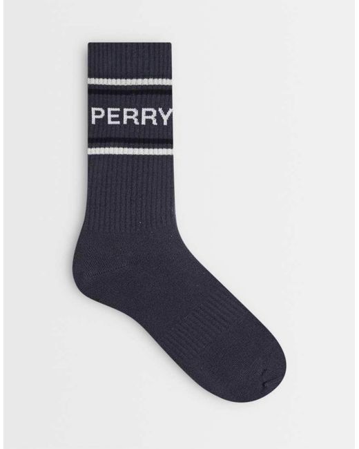 Fred Perry Blue Stripe Logo Tennis Socks for men