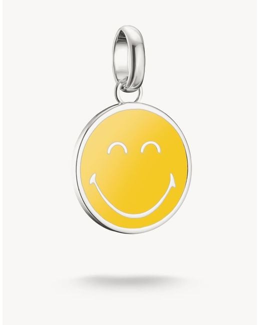 Thomas Sabo White Smileyworld Calm Charm Pendant Connect
