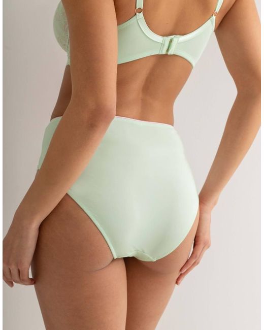 Pour Moi Brown Atelier Lace High-Waist Deep Brief