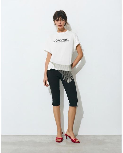 The Devil Wears Prada di Pull&Bear in White