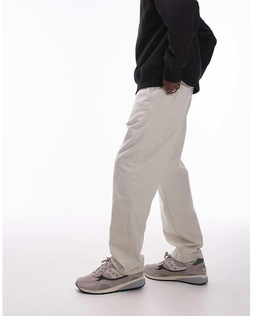 Levi's Gray Xx Chino Loose Straight Cotton Linen Mix Trousers for men