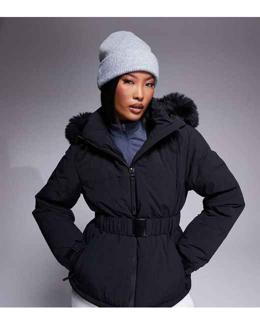 ASOS 4505 Ski & Snow Blue 4505 Petite Ski Water Repellent Insulated Ski Jacket