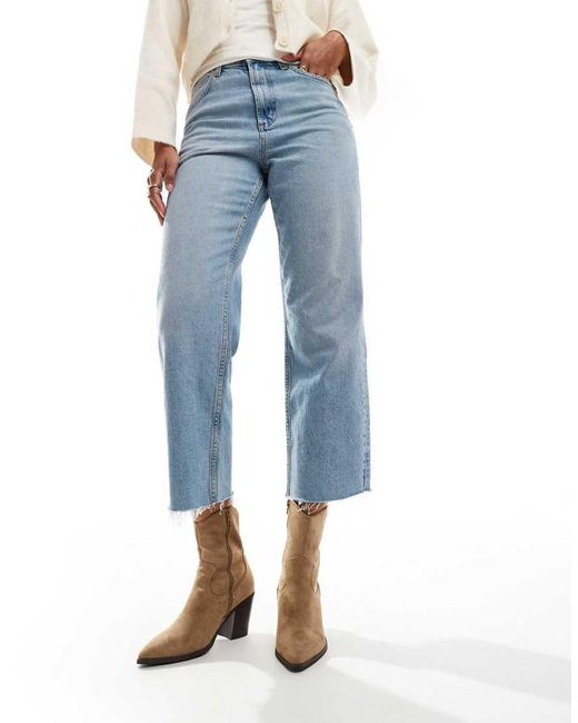 ASOS White Rational Heeled Western Boots