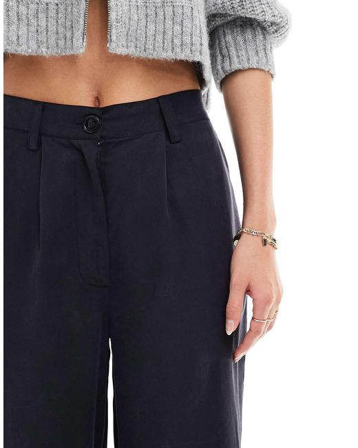 Asos design tall - pantalon droit décontracté - délavé ASOS en coloris Blue