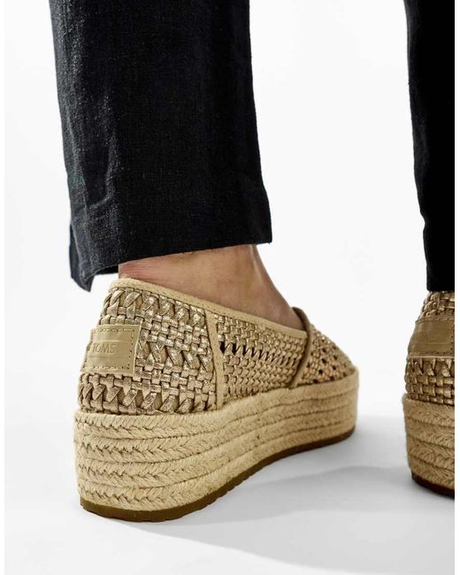 TOMS Black Valencia Espadrille