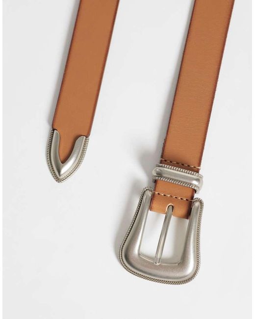 Abercrombie & Fitch Brown Suede Belt for men
