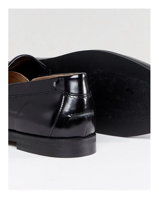 House Of Hounds Wide Fit Archer Tassel Loafers in Black for  display picture 1
