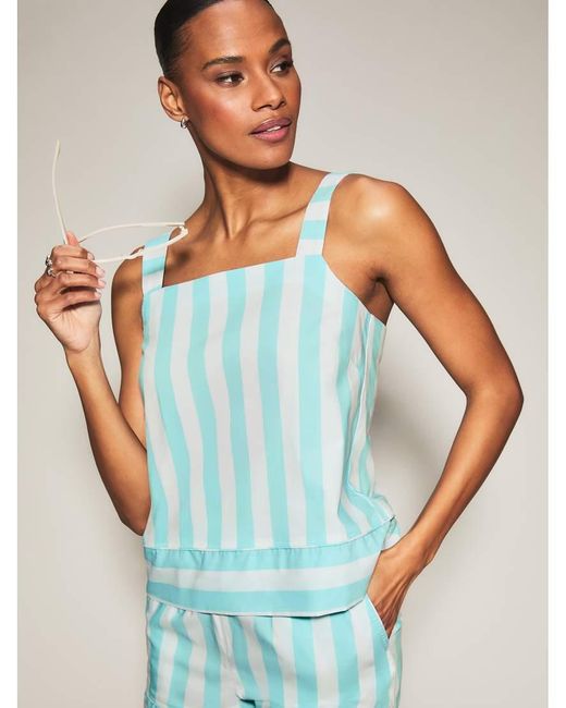 KBX Blue Stripe Cami Set