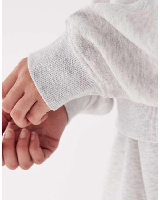 ONLY Gray Crew Neck Drop Shoulder Sweatshirt Co-ord