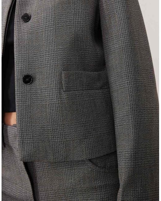 Mango Black Louis Collarless Blazer Co-ord
