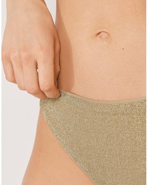 Calzedonia Bikini Bottoms Metallic Glow