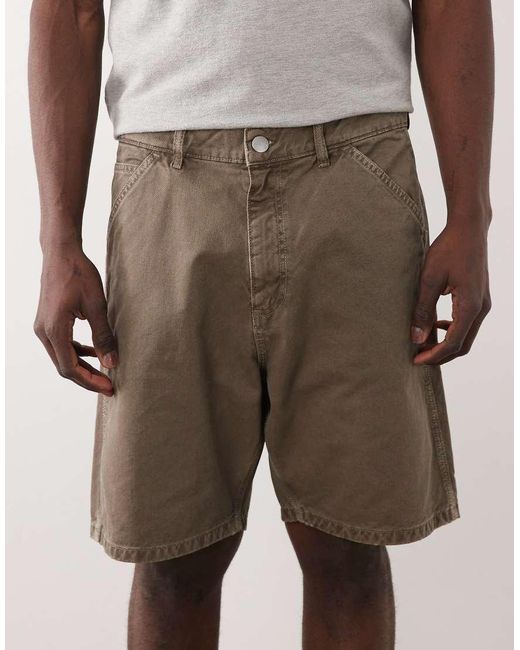 Jack & Jones Natural Carpenter Denim Shorts for men