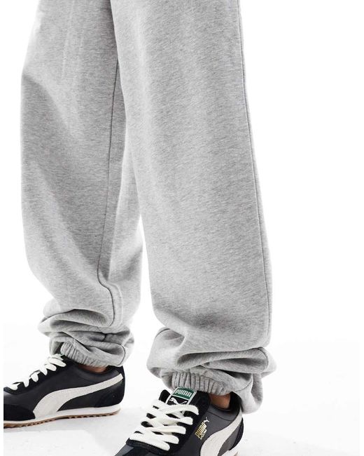 ASOS Gray Asos Design Petite Ultimate Cuffed Brushback jogger