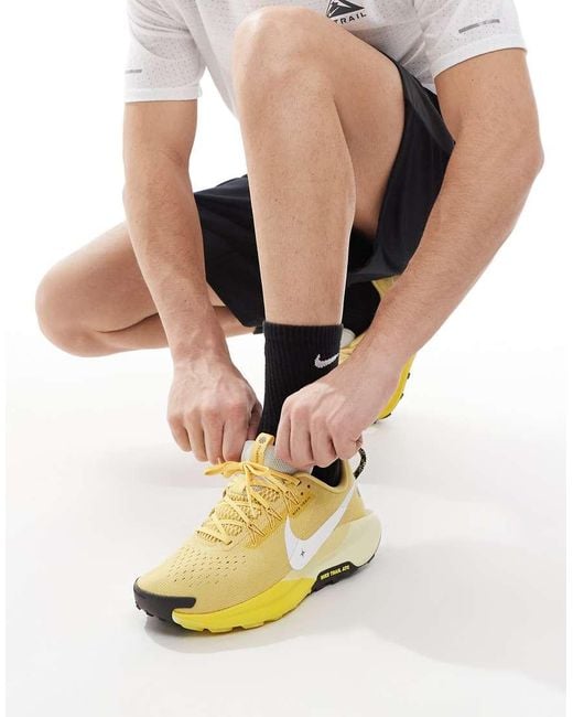 Nike White Reactx Pegasus Trail 5 Trainers for men
